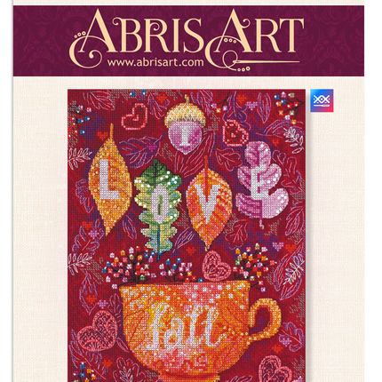 DIY Cross Stitch Kit "Colorful autumn" 7.9"x9.8"