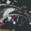 DIY Cross Stitch Kit "Killer whales" 11.8"x7.9"