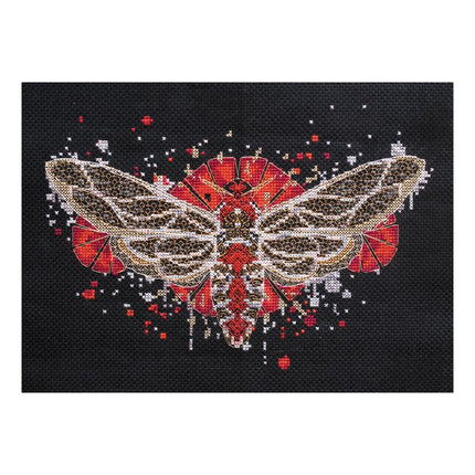 DIY Cross Stitch Kit "Calyptra" 9.8"x7.9"