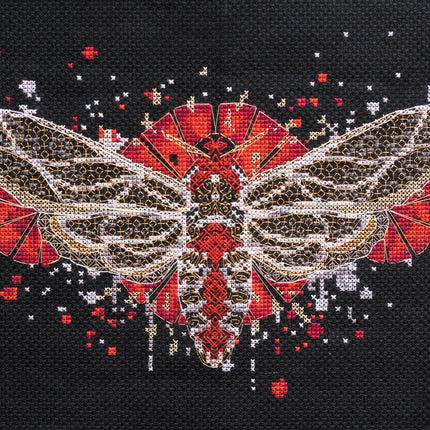 DIY Cross Stitch Kit "Calyptra" 9.8"x7.9"