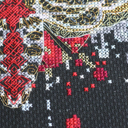 DIY Cross Stitch Kit "Calyptra" 9.8"x7.9"