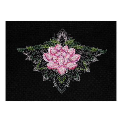 DIY Cross Stitch Kit "Lotos" 9.4"x7.1"