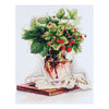 DIY Cross Stitch Kit "Strawberry bouquet" 12.6"x15.7"