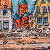 DIY Cross Stitch Kit "Colored town-1" 8.7"x8.7"