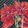 DIY Cross Stitch Kit "Poppies" 8.7"x6.7"
