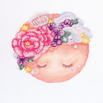 DIY Cross Stitch Kit "Full moon" 8.3"x7.5"