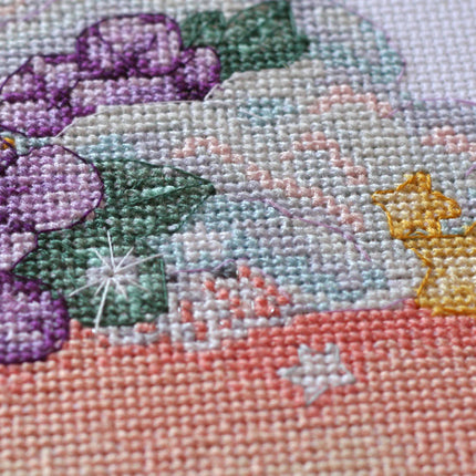 DIY Cross Stitch Kit "Full moon" 8.3"x7.5"
