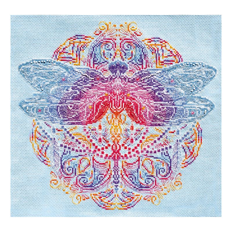 DIY Cross Stitch Kit "Summer road" 11.8"x11.8"