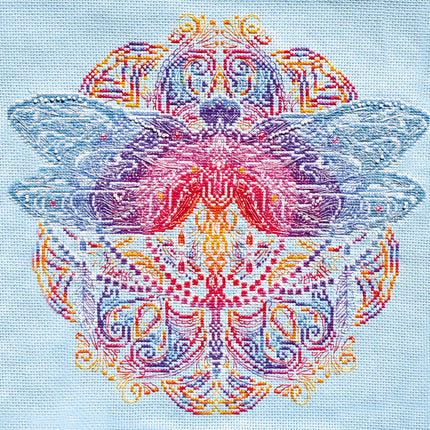 DIY Cross Stitch Kit "Summer road" 11.8"x11.8"
