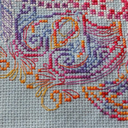 DIY Cross Stitch Kit "Summer road" 11.8"x11.8"
