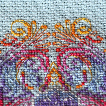 DIY Cross Stitch Kit "Summer road" 11.8"x11.8"