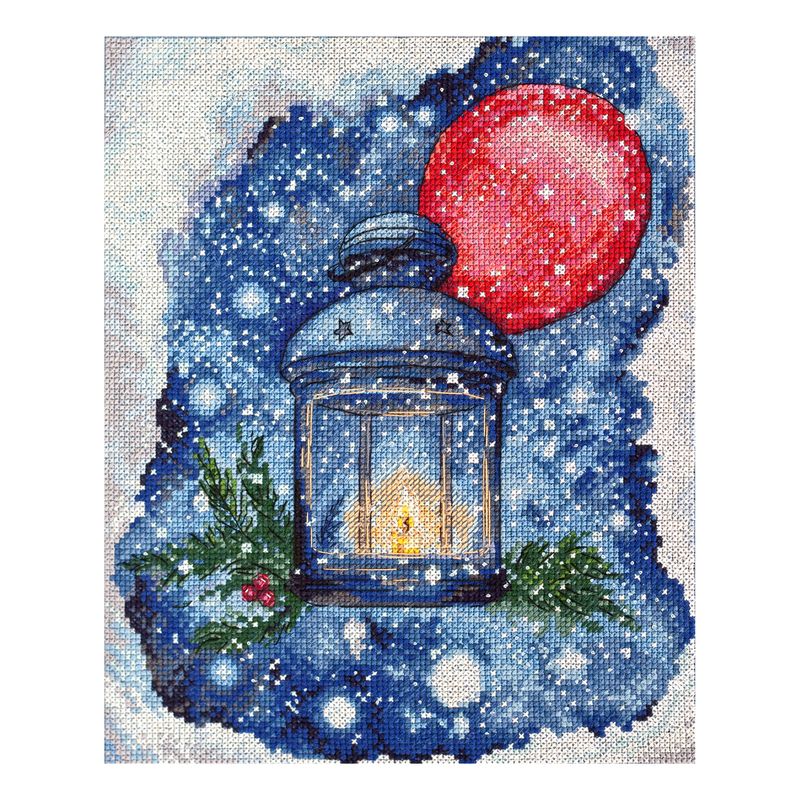 DIY Cross Stitch Kit "Gaudete" 7.9"x9.8"