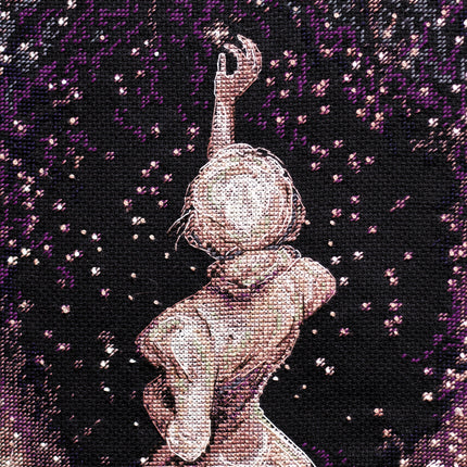 DIY Cross Stitch Kit "Wish star" 7.9"x15.0"