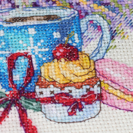 DIY Cross Stitch Kit "Provence morning" 7.1"x6.7"