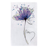 DIY Cross Stitch Kit "Azure color" 5.9x11.0 in