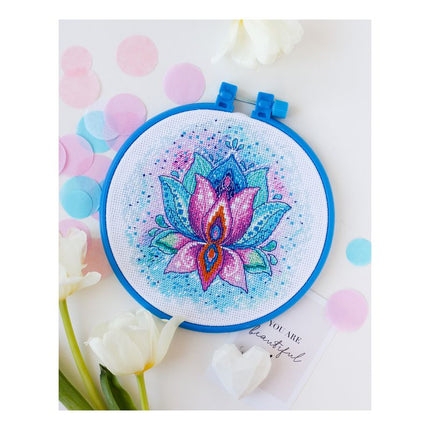 Counted Cross Stitch Kit "Flower of Happiness"