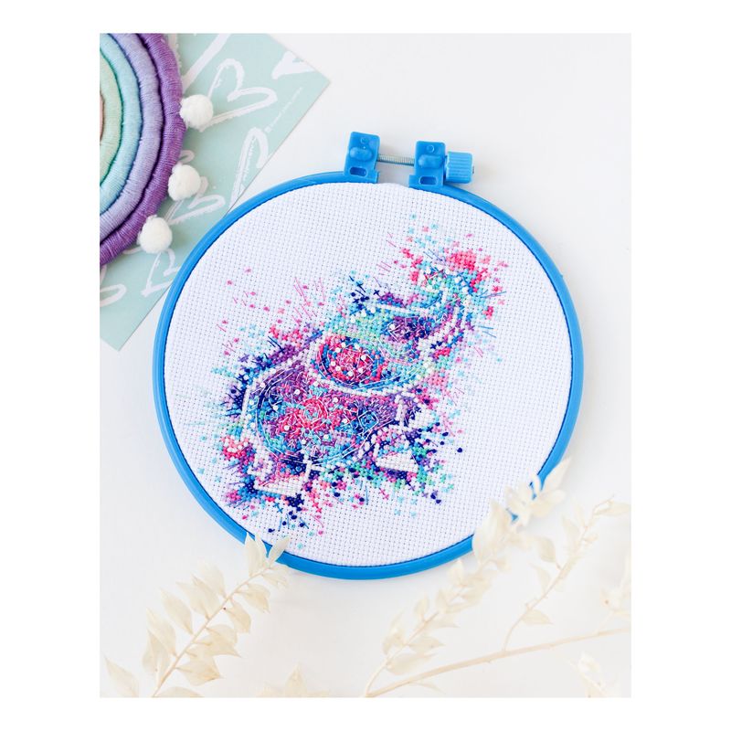 Counted Cross Stitch Kit "Watercolor elephant"