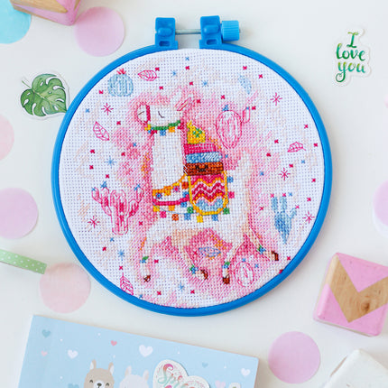 Counted Cross Stitch Kit "Llama-llama"