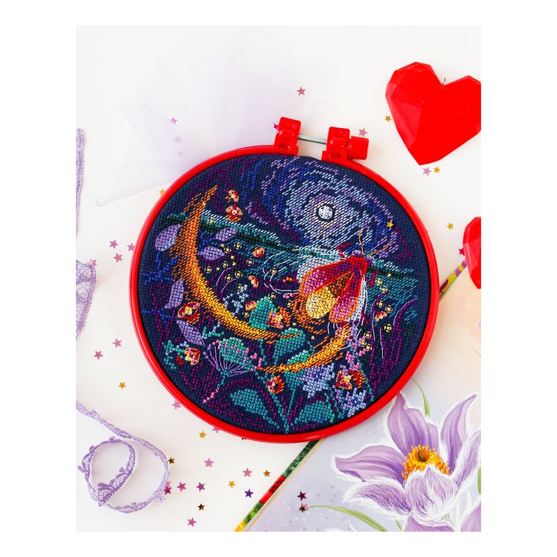 Counted Cross Stitch Kit "Fireflies"