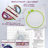 Counted Cross Stitch Kit "Neon glitter"