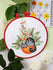Counted Cross Stitch Kit "And in the basket is a cat"