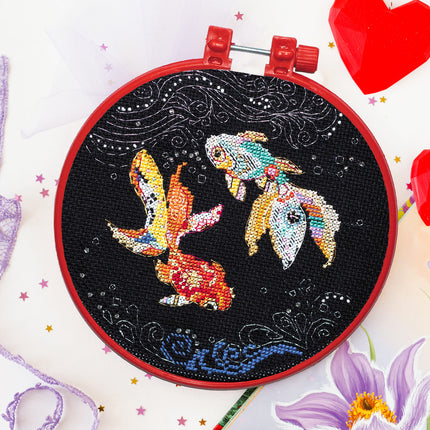 Counted Cross Stitch Kit "In gentle waves"