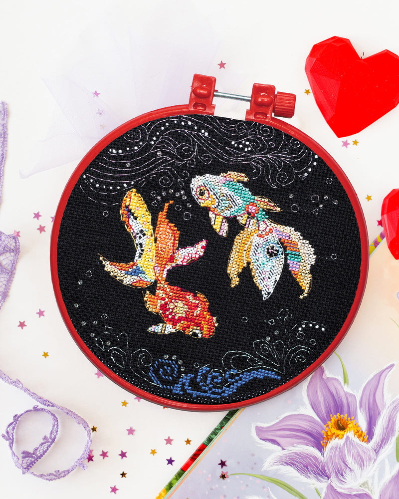 Counted Cross Stitch Kit "In gentle waves"