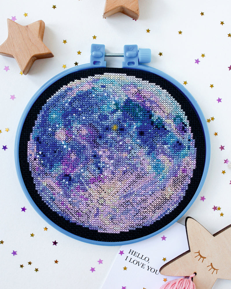 Counted Cross Stitch Kit "Moon's melody"