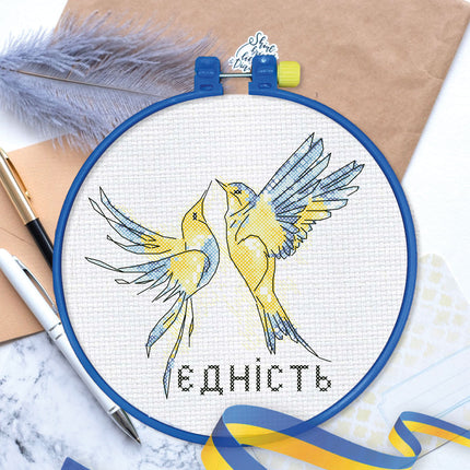 Counted Cross Stitch Kit "Cross-stitch kits Symbol of peace"