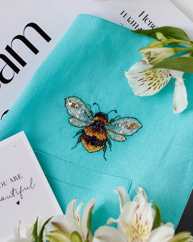 Cross stitch patch kit "Golden bee-1"