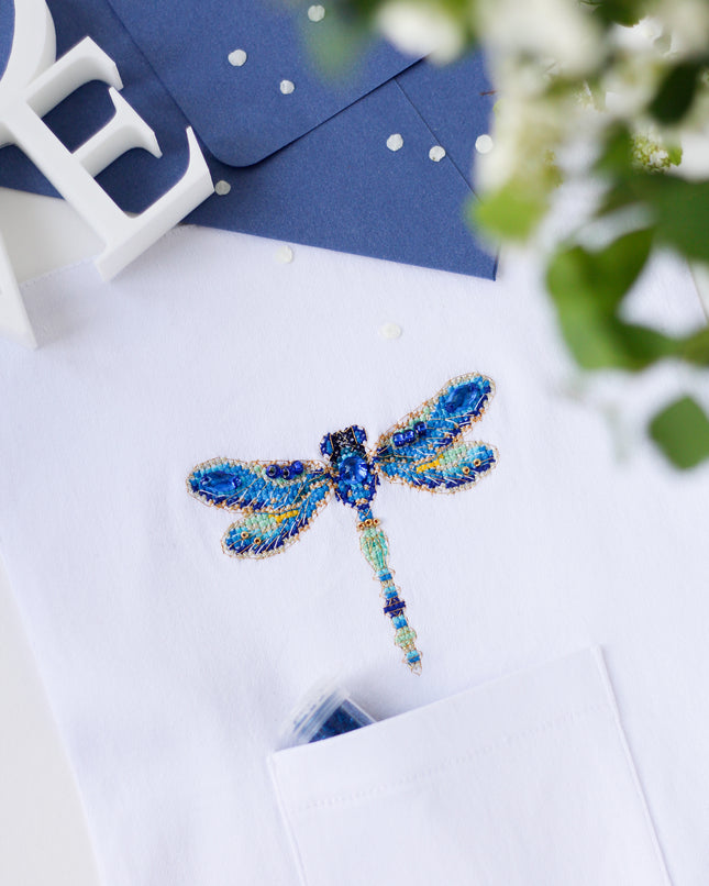 Cross stitch patch kit "Dragonfly-1"
