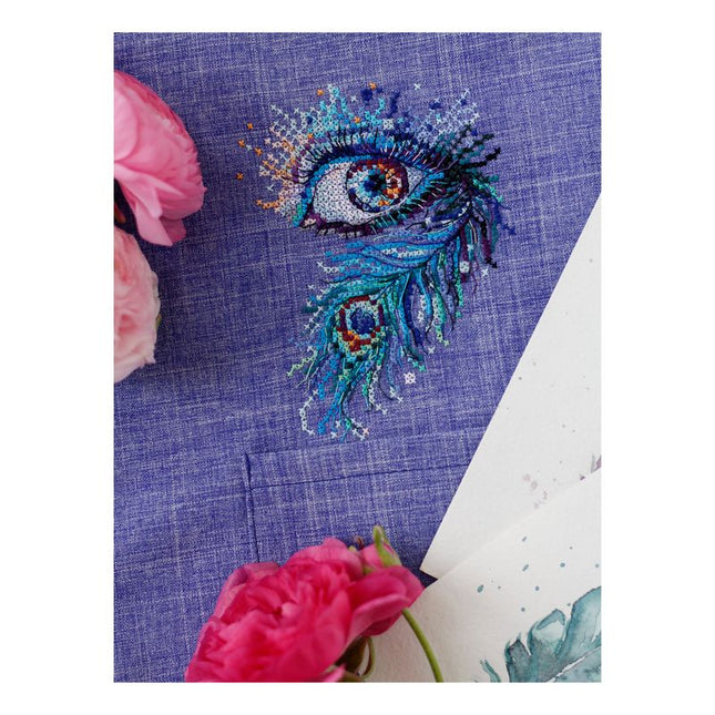 Cross stitch patch kit "Royal gaze"
