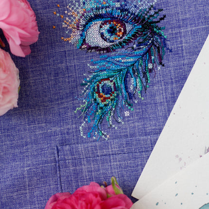 Cross stitch patch kit "Royal gaze"