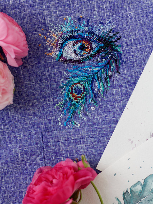Cross stitch patch kit "Royal gaze"