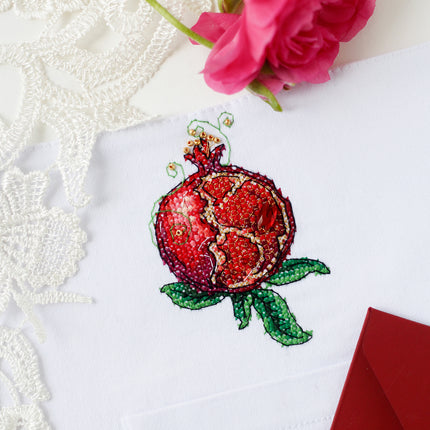 Cross stitch patch kit "Garnet"