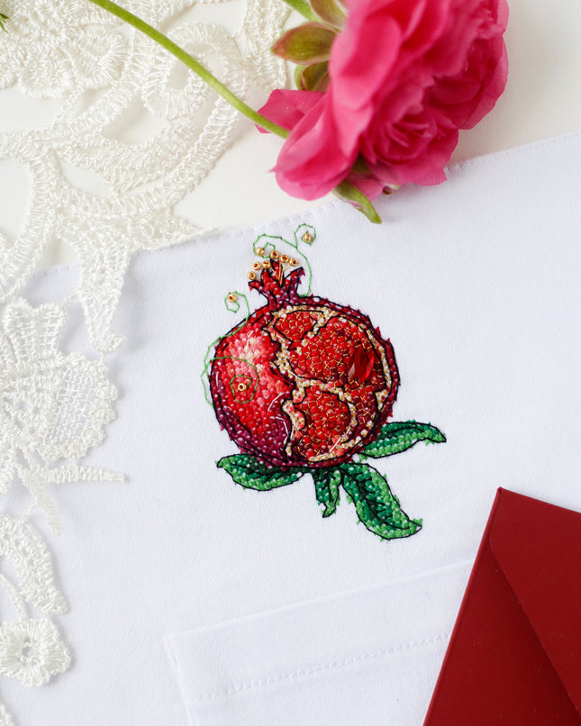 Cross stitch patch kit "Garnet"