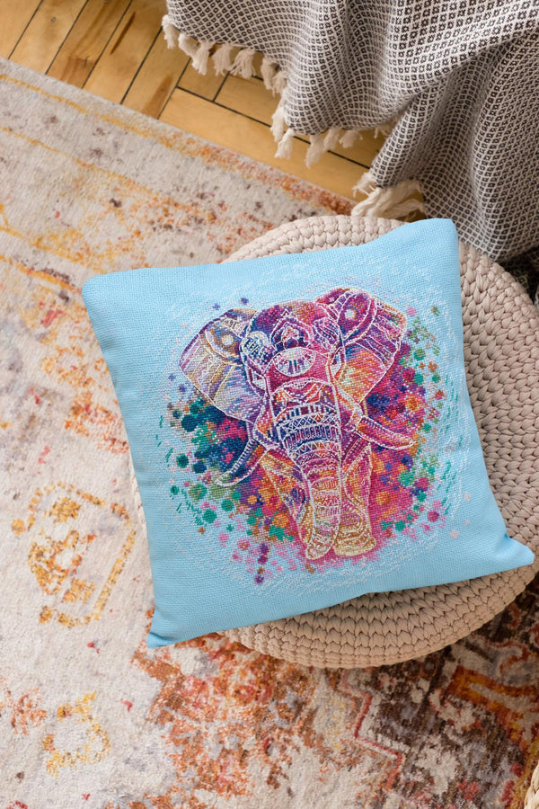 DIY Cross Stitch Pillow Kit 