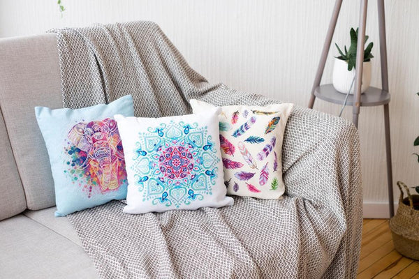 DIY Cross Stitch Pillow Kit 