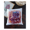 DIY Cross Stitch Pillow Kit "Soft Paws"