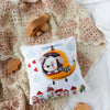 DIY Cross Stitch Pillow Kit "An amusing trip"
