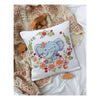 DIY Cross Stitch Pillow Kit "Elephant cub"