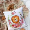 DIY Cross Stitch Pillow Kit "Lion cub"