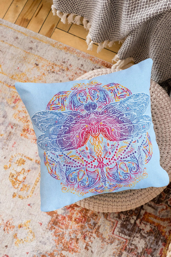 DIY Cross Stitch Pillow Kit 