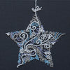 DIY Bead Embroidery Kit "Lace star"  5.9"x5.9" / 15.0x15.0 cm