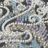 DIY Bead Embroidery Kit "Lace star"  5.9"x5.9" / 15.0x15.0 cm