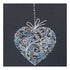 DIY Bead Embroidery Kit "Lace heart"  5.9"x5.9" / 15.0x15.0 cm