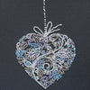 DIY Bead Embroidery Kit "Lace heart"  5.9"x5.9" / 15.0x15.0 cm