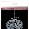 DIY Bead Embroidery Kit "Lace heart"  5.9"x5.9" / 15.0x15.0 cm