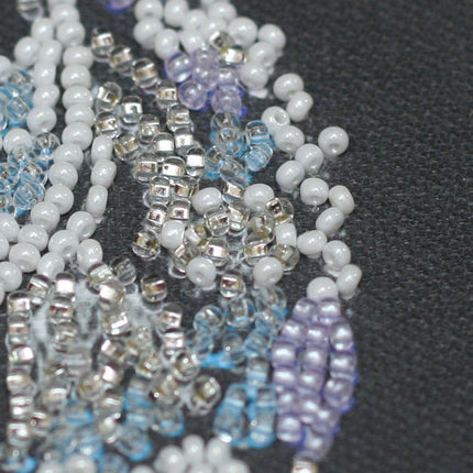 DIY Bead Embroidery Kit "Lace ball"  5.9"x5.9" / 15.0x15.0 cm