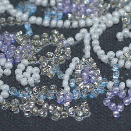 DIY Bead Embroidery Kit "Lace ball"  5.9"x5.9" / 15.0x15.0 cm